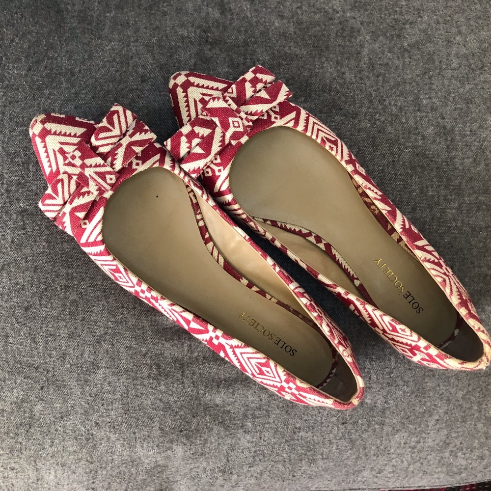 Sole Society Kameko Flat with pointed toe Size 8